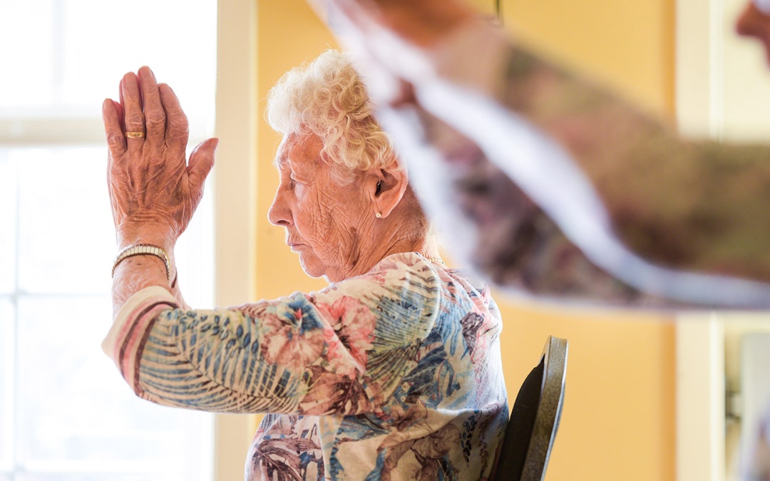 Fitness classes at Andrews Senior Care offer residents the ability to maintain physical independence longer